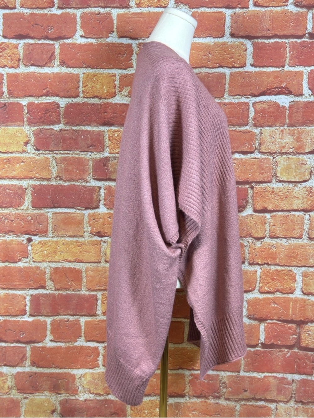 Nordstrom Elegant Pink Open Front Cardigan One Size Super Soft Cozy Casual NWT - Picture 4 of 10